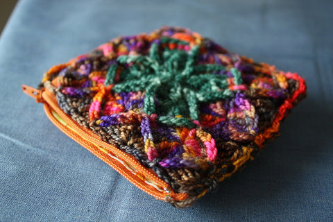 Koigu Mini Pouch Free Crochet Pattern
