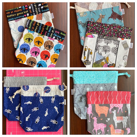 Drawstring Project Bags (Wholesale Reorder)