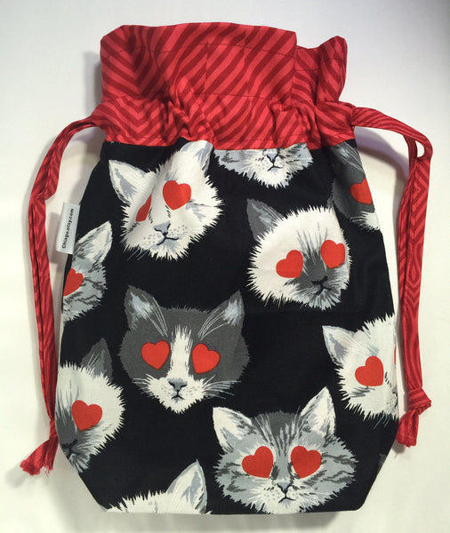 Lovestruck Cats 3 Project Bag